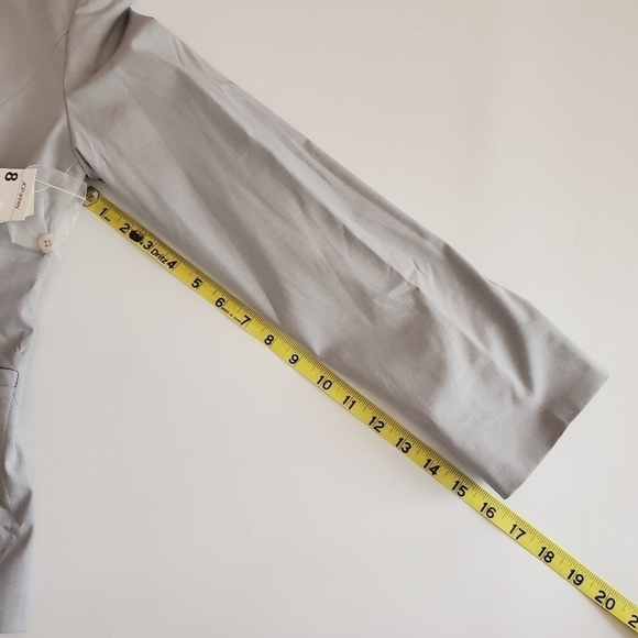 7102 * Mixit Stretch Blazer Gray Size 8 NWT - Picture 10 of 10